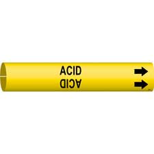 Brady ACID Snap-On/Strap-On Pipe Marker|Buy Online