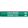 Brady COLD WATER Snap-On/Strap-On Pipe Marker|Buy Online