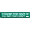 Brady CONDENSER WATER RETURN Snap-On/Strap-On Pipe Marker|Buy Online