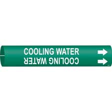 Brady COOLING WATER Snap-On Pipe Marker|Buy Online