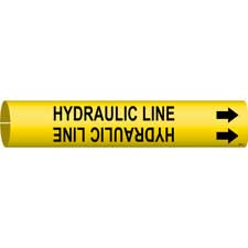 Brady HYDRAULIC LINE Snap-On Pipe Marker/ Buy Online