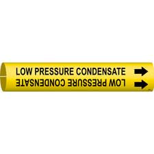 Brady LOW PRESSURE CONDENSATE Snap-On Pipe Marker|Buy Online