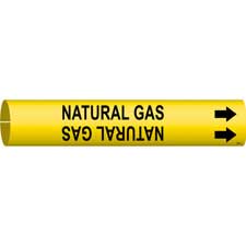 Brady NATURAL GAS Snap-On Pipe Marker|Buy Online