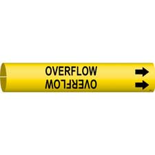 Brady OVERFLOW Snap-On Pipe Marker|Buy Online