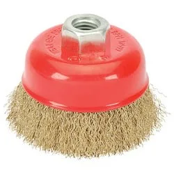 4? X 14MM BRASS SOFT CUP WIRE BRUSH