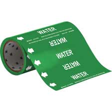 Brady WATER Roll Form Pipe Marker|Buy Online