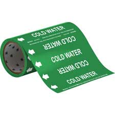Brady COLD WATER Roll Form Pipe Marker|Buy Online