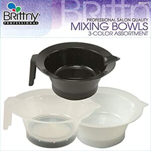 Brittny Professionals Mixing Bowls 3-Color Assortment - request current price on allschoolabs.com