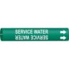 Brady SERVICE WATER Snap-On Pipe Marker|Buy Online
