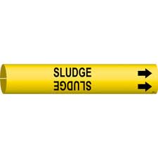 Brady SLUDGE Snap-On Pipe Marker/ Buy Online