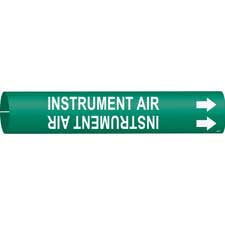 Brady INSTRUMENT AIR Snap-On Pipe Marker|Buy Online
