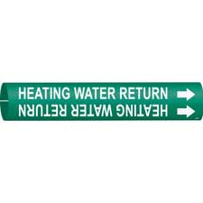 Brady HEATING WATER RETURN Snap-On Pipe Marker|Buy Online