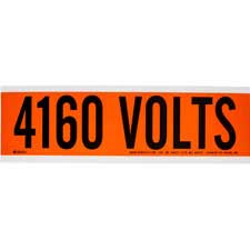 4160 Volts Conduit and Voltage Labels| Buy online