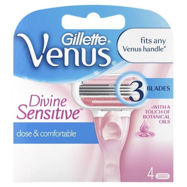 Gillette Venus Divine Sensitive Blades X 4 - request current price on allschoolabs.com