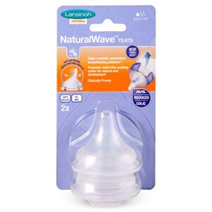 Lansinoh Natural Wave Teats - Slow - request current price on allschoolabs.com