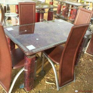 Universal Dining Table Brown & 4 Seaters