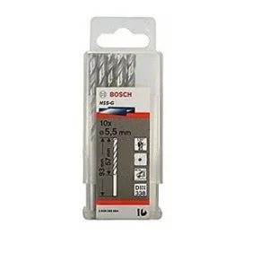 BOSCH 2608595064 5.5MM HSS-G METAL DRILL BITS ,DIN 338