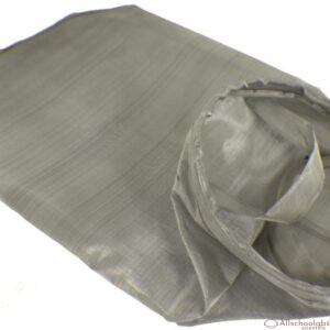 Duda Energy SUS304 Filter Bag, 7" x 16", 180 Mesh/82 Micron Welded Sus304 Ring, Dual SS304 Hanging Straps Stainless Steel
