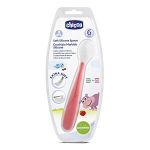 Chicco Soft Silicone Spoon Red - request current price on allschoolabs.com