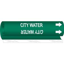 Brady CITY WATER High Performance Pipe Marker|Buy Online