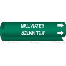 Brady MILL WATER High Performance Pipe Marker|Buy Online