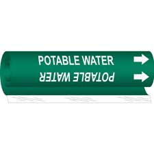 Brady POTABLE WATER High Performance Pipe Marker|Buy Online