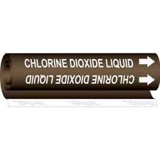 Brady CHLORINE DIOXIDE LIQUID High Performance Pipe Marker/ Buy Online