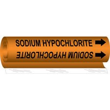 Brady SODIUM HYPOCHLORITE High Performance Pipe Marker|Buy Online