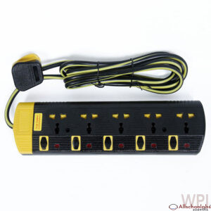 WPI 5way Universal Extension Socket with Surge Protection