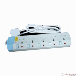WPI 5way universal Extension Socket with Surge Protection model 6415