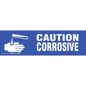 CAUTION CORROSIVE Label| Buy online
