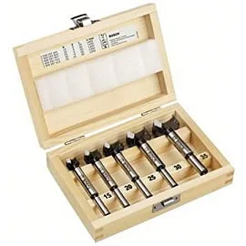 BOSCH 2607018750 5PIECE FORSTNER/HINGE CUTTING BIT SET (TUNGSTEN CARBIDE TIPPED)
