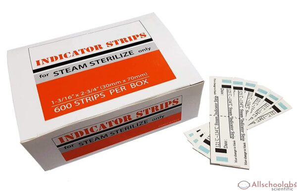 AmeriCan Goods 600/Bx Autoclave Sterilization Indicator Strips for Steam Sterilize 1 3/16? x 2 ??, Steam Indicator Strips Confirms Successful Sterilization