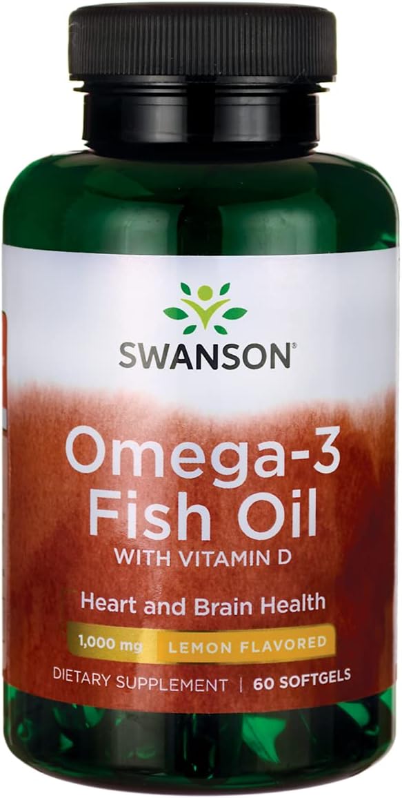 Swanson Omega 3 Fish Oil 1000mg x 60 Softgels request current