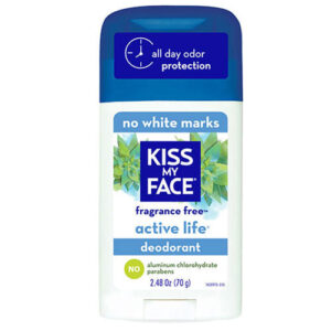 Kiss My Face Active Life Deodorant Stick 2.48 oz - request current price on allschoolabs.com