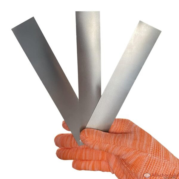 304 Stainless Steel Strip, Stainless Steel Shim Stock Assortment, 1" Width x 6" Length, 0.001", 0.0015", 0.002" Thickness, 3 Pieces