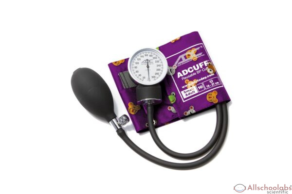 ADC 760-10SAAD Prosphyg Model 760 Pocket Aneroid Sphygmomanometer with Adcuff Nylon Blood Pressure Cuff, Small Adult, Animals Print