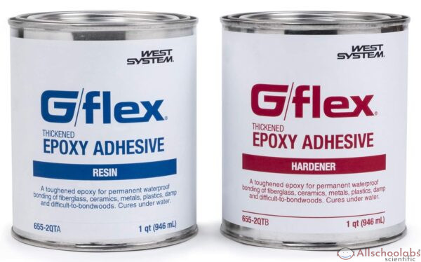 WEST SYSTEM - 655-2QT West System 655-2 QT G/flex Epoxy Adhesive, two 1 qt