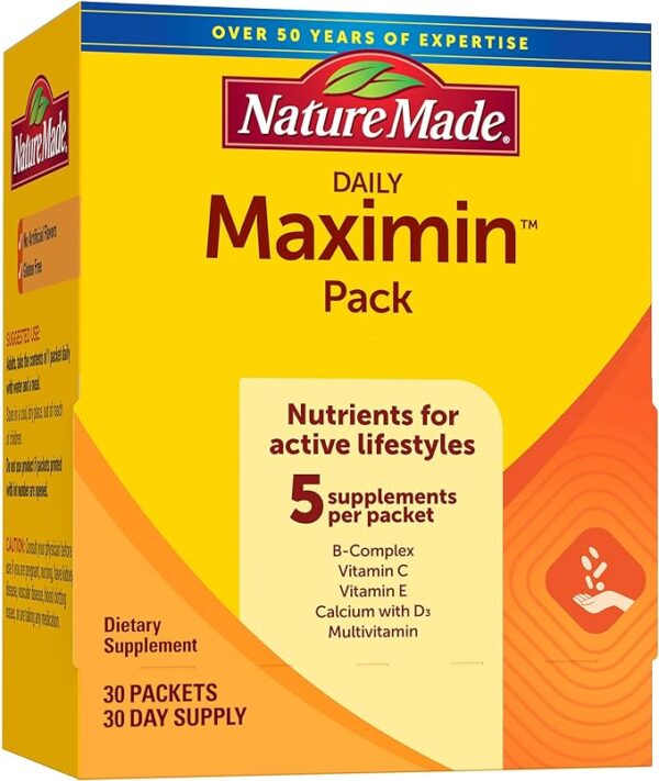 NatureMade Daily Maximin Pack Dietary Supplement X 30 - request current price on allschoolabs.com