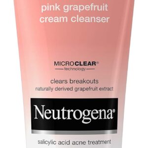 Neutrogena Oil-Free Acne Pink Grapefruit Cream Facial Cleanser - request current price on allschoolabs.com