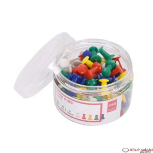 DELI 22mm Push Pins Set – Pack of 5 (Multicolor)