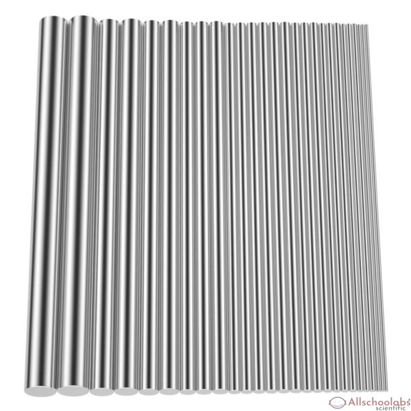 DYWISHKEY Stainless Steel Rods Assortment Kit, Diameter 1.0-8.0mm for DIY Craft Making, Handle Pin (27 Pieces)