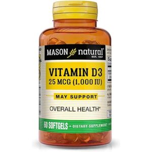 Mason Natural Vitamin D3 1000IU x 60 - request current price on allschoolabs.com