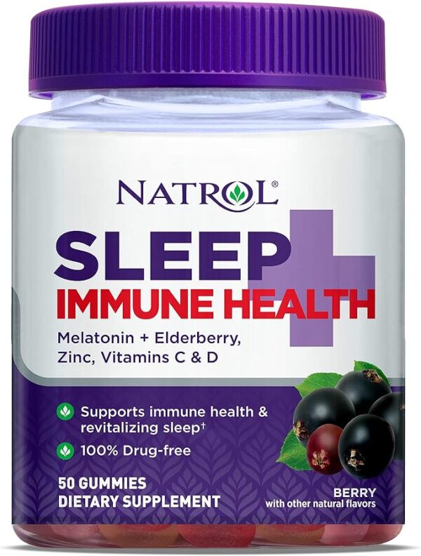 Natrol Sleep + Immune Health Gummies X 50 - request current price on allschoolabs.com