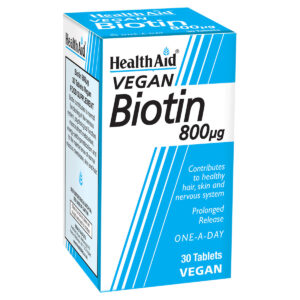 HealthAid Biotin 800ug Tablets X 30 - request current price on allschoolabs.com