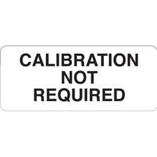 CALIBRATION NOT REQUIRED Write-on Inspection Labels| Buy online