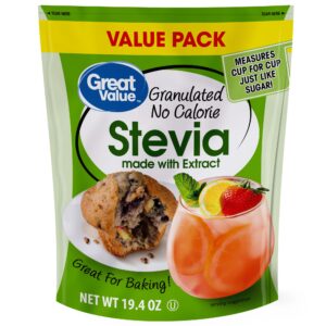 Great Value No Calorie Stevia x 40 Packets - request current price on allschoolabs.com