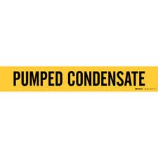 Brady PUMPED CONDENSATE Pipe Marker/ Buy Online