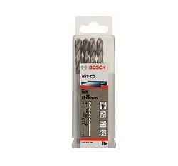BOSCH 2608585894 8MM HSS-COMETAL DRILL BITS   STANDARD