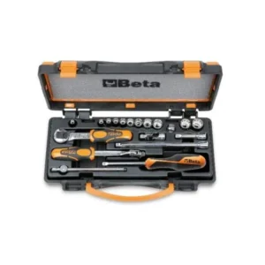 BETA 900MB/C19 1/4?DR. METRIC BI-HEX SOCKET SET